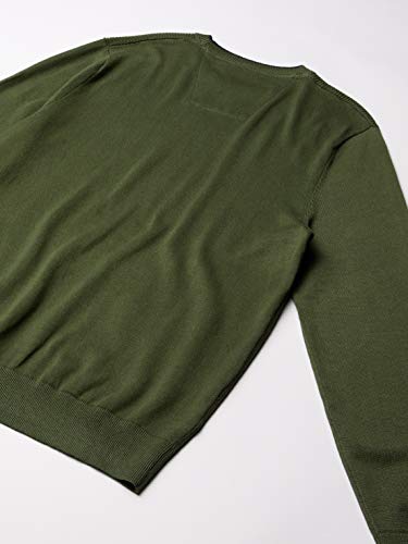 Nautica Wacoal Men's Ribbed Sweater, Pine Forest, Large #TOP3