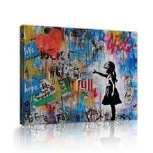 Peinture sur toile décoration salon moderne grand format 50x70