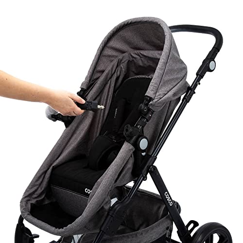 Cosco Kids, Travel System Poppy Trio, Cinza Mescla
