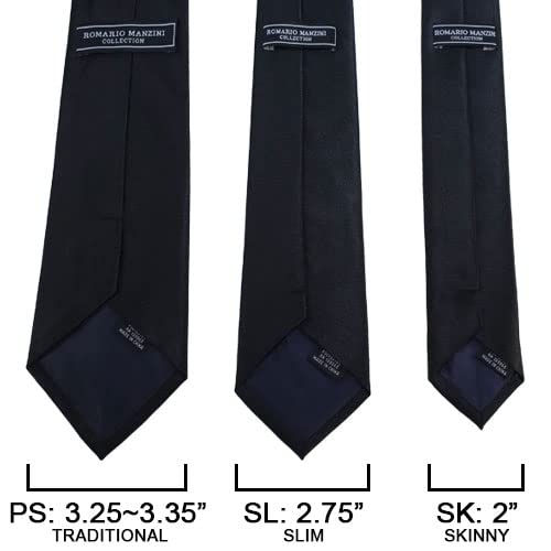 Romario Manzini Solid Standard Men's Necktie (Kelly Green) #TOP2