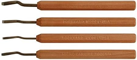 Micro Dogleg Chisel Set of 4