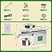 Home Commercial Automatic Oil Press Machine,800W Steel Stainless Hot & Cold Oil Press Extractor, Electric Oil Maker for Olive Peanut Sesame Coconut Sunflower Seeds Soybean Walnut (X3)