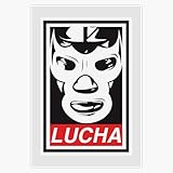 Leyland Designs Lucha Libre Bumper Sticker Window Water Bottle Decal 5''