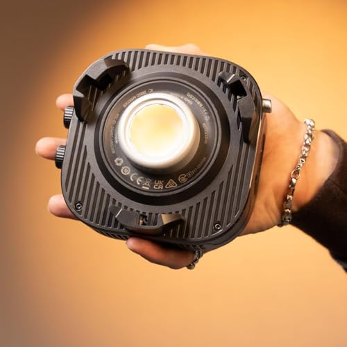 Image of amaran Halo 100x with Mini Reflector Bi-Color COB LED Video Light