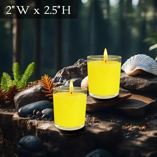 Tengyukenny CITRONELLA CANDLE S, Yellow, Glass, Repelling Scented Candles thumb #6