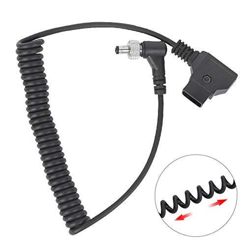 Cavo D Tap Aputure V D‑Tap Plug To DC Port DC Monitor Supply Cable Plastic Black Spring Cable de Alimentación con Bloqueo