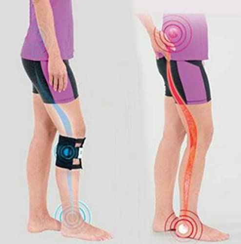 Zengxiaoyun 2Pcs Pressure Point Brace Relieve Acupressure Leg Sciatica, Magnetic Therapy Self Heating Knee Support Wraps Pain Relief, Sciatic Nerve Brace For Knee Pain, Fit For Men & Women #TOP5