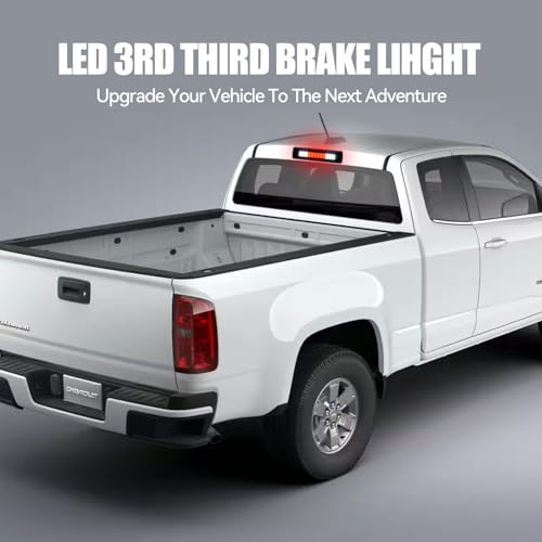 Image of Third 3rd Brake Light LED for 2015-2022 Chevy Colorado, High Mount Rear Brake Lights Assembly for 15-22 GMC Canyon, Waterproof Center Cab Lamp Cargo Stop Light