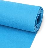 Ya en mundofriki.es: LUPATDY Tela de Fieltro Azul Cielo 40cm x 250cm, Rollo de Fieltro por Metros, 1mm de grosor, Tela de Fieltró Color Liso para Patchwork, Costura, Manualidades, Decoración
