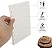 Refill Paper, 6 Ring Loose Leaf Lined Paper, 90 Pages A5 Planner Inserts with Binder Dividers for Budget Planner Journals Notebook Painting Personal Organiser-Line Pages