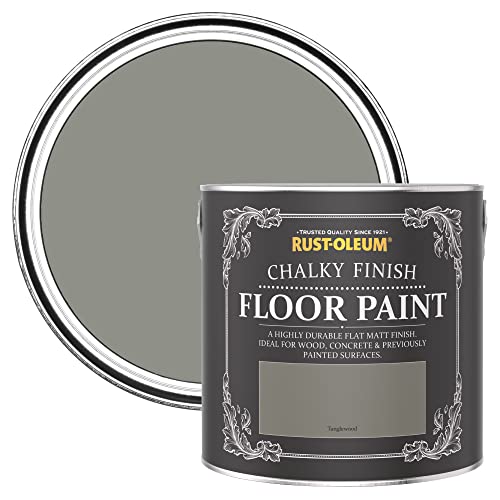 Rust-Oleum Grey Scratch-Proof Floor Paint in Matt Finish - Tanglewood 2.5L