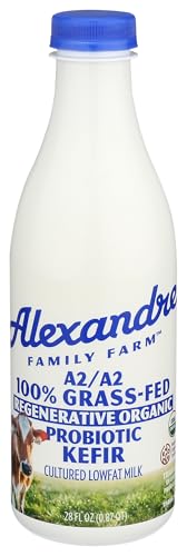 Alexandre Family Farms Organic Plain A2 Low Fat Kefir, 28 Fz