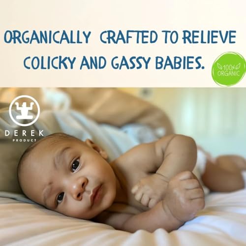 Image of Baby Tummy Rub Spray - Colic Baby Relief, Infant Gas Relief Drop Soothes Baby Gas Relief Bubbles Quickly - Chamomile, Lavender & Dill Oil - Relief from Colic, Gas, Constipation