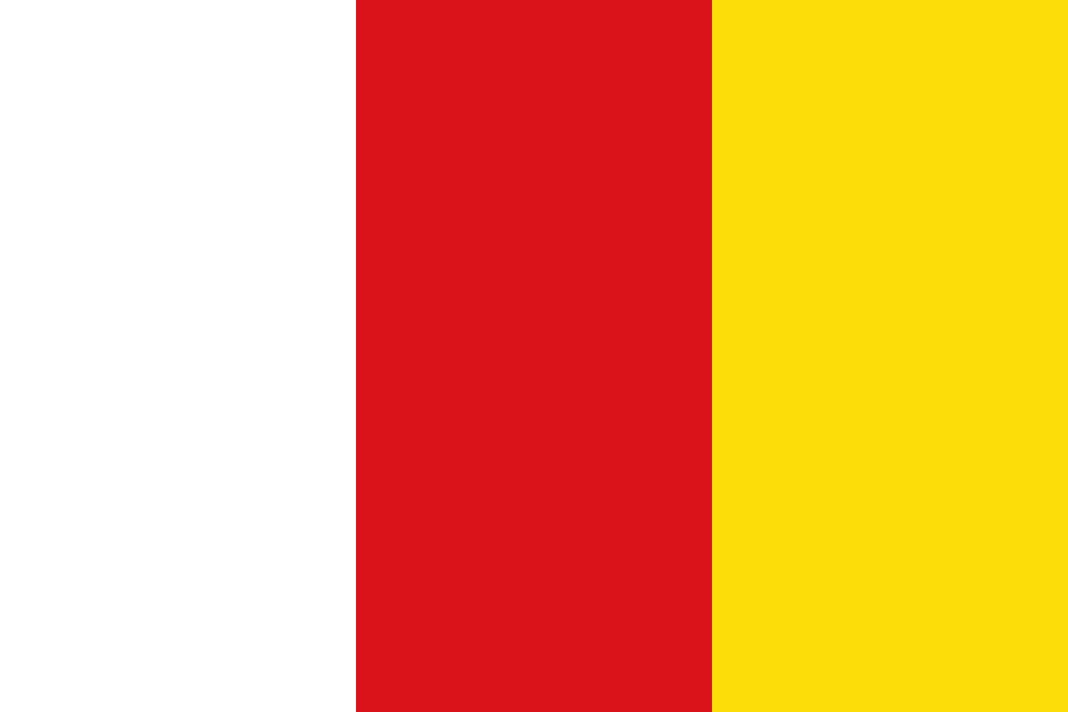 Drapeau XL Zorita Spain de la province de Cáceres en Espagne grand format
