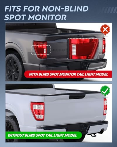 Image of Nilight Taillight Assembly for 2021 2022 2023 Ford F150 XL Driver Side