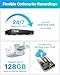 ZOSI C186 5MP 3K Aurora Lux True Color Night Vision PoE IP Security Camera Outdoor, F1.0 Large Aperture, 1/1.79