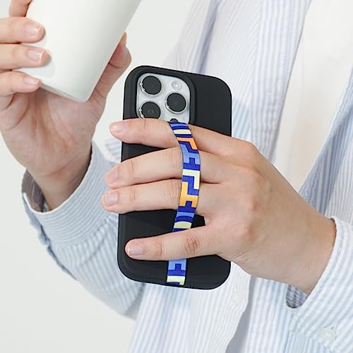 Sangle de téléphone portable non élastique araree Monoloop Kamel bleu