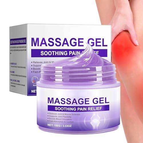 Gel Articular - Crema Cuidado Rodillas,Gel Masaje Articular 100g Penetración Profunda Para Cuidado Adultos, Molestias Musculares, Espalda, Rodillas, Recuperación Post Entrenamiento