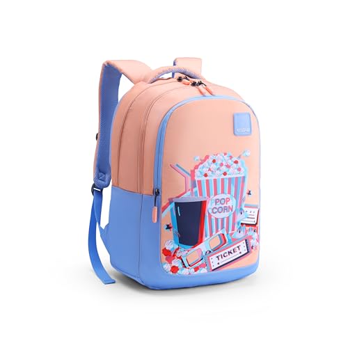 Image of American Tourister Ollie 4.0 Xl 01 G.C.Blu, Extra Large School Backpack, Age 8-12 Years, 3 Compartments,3D Glasses Inside - Atplayunique 32.5 Ltrs Capacity - Girls