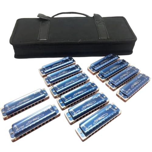 SҌ1012L[u[Xtg[n[jJ(Blue Harmonica Set)