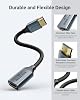 VCELINK Cable Extensor HDMI 8K, Extensor HDMI 8K@60Hz 4K@120Hz, 0.18m | Adaptador Macho a Hembra de Alta Velocidad 48Gbps, HDCP 2.2/2.3, Compatible con Roku TV Stick, HDTV, Consolas de Juegos, Laptops 8