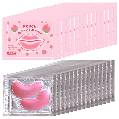 30 Pairs Eye Mask & Lip Mask Under Eye Patches for Puffy Eyes Lip Mask Skincare Bachelorette Party Favors Lip Gloss Bulk Wedding Bridesmaid Gifts Bulk Gifts Birthday Party Favors Graduation Gifts