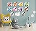JUESMOS Color Poster for Classroom 11PCS Color Cutouts Bulletin Board Set Fruit Animal Plant Word Colors Poster for Toddler Kids Learning Colors Family Nursery Preschool Classroom Decoration Supplies
