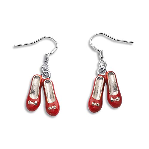 SEIRAA Red Slippers Earrings Inspired Bangle Ruby Red Slippers Earring You've Always Had the Power My Dear Gifts