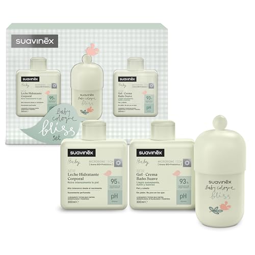 Suavinex, Pack Baby Cologne Bliss + Gel Crema Baño Suave, 300 ml...