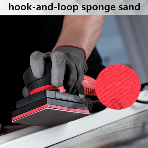 STEBRUAM Schleifschwämme 24 Stück,600 Körnung Nass & Trocken | Für Holz, Metall, Auto, Lack, Spachtel | Flexibles Schleifpad