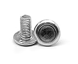 M5 x 0.80 x 10 Weld Stud (3 nibs Under Head) Low Carbon Steel Zinc Plated Pk 100