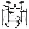 Vangoa Schlagzeug Elektronisch, E Drums für Anfänger Erwachsene mit 7 Zoll Mesh Head, Sticks, Audiokabel Inklusive, USB-MIDI-Konnektivität