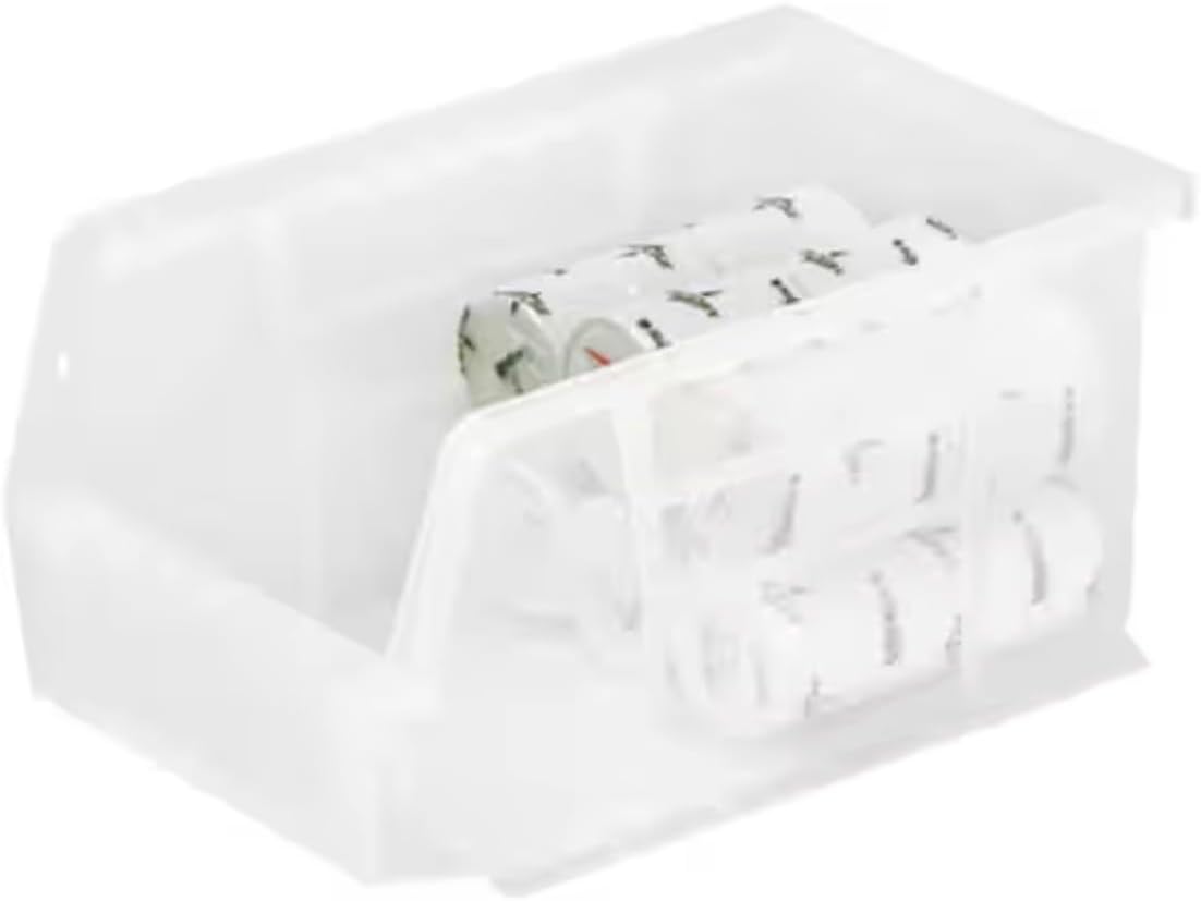 Clear Stackable and Hangable Bins, 2.40 Qt. (12-Pack) SC20231
