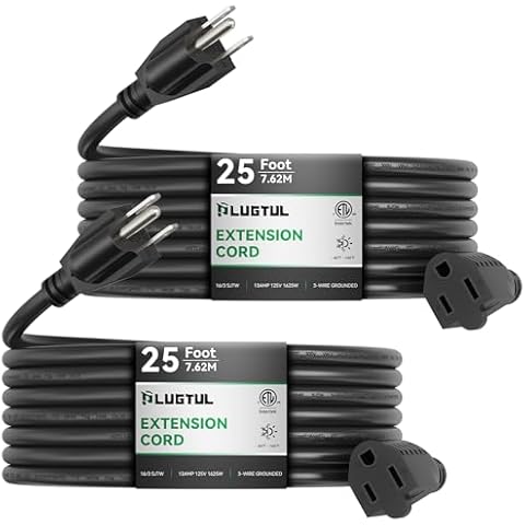 PLUGTUL 25 FT Outdoor Extension Cord Cover