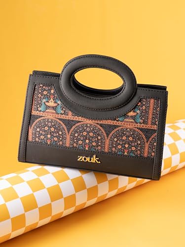 Image of ZOUK Zoe Sling Bag | Stylish Women's Crossbody Bags | Purse | Detachable Strap | Water-Resistant | Trendy Girls Side Bag | Compact & Chic