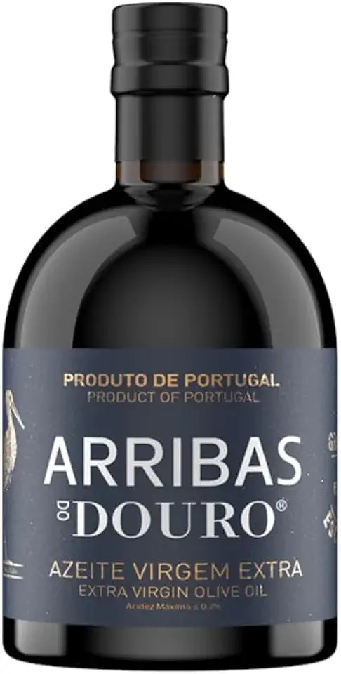 Azeite de Oliva Extra Virgem Premium Arribas do Douro 500ml - Portugues - Extraido a Frio, Perfil Gourmet Frutado - Acidez < 0,2