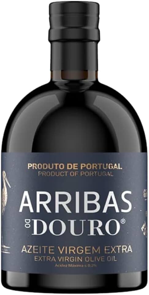 Azeite de Oliva Extra Virgem Premium Arribas do Douro 500ml - Portugues - Extraido a Frio, Perfil Gourmet Frutado - Acidez < 0,2