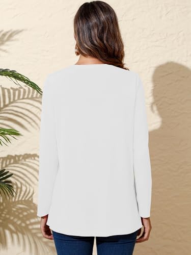 Image of Women's Lightweight Open Front Cardigans Casual Soft Drape Spring Summer Fall Cardigan S-3XL