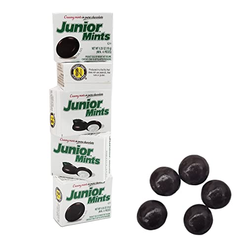 Creamy Junior Mint Candies Covered In Pure Chocolate, Peanut-Free, Fat-Free (10) #TOP2