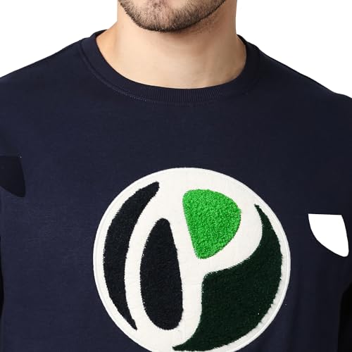 Image of Pepe Jeans Men's Cotton Blend Crew Neck Sweatshirt