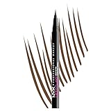 maquillaje de cejas semipermanente Fórmula transparente no pegajosa, cepillo de peinado profesional, fibras extrafinas, 10 tonos de larga duración hasta 16H