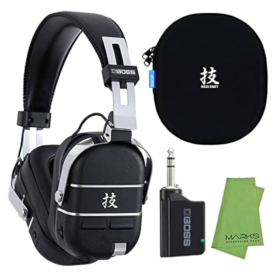 Amazon.co.jp: BOSS- ワイヤレス ヘッドホン ギターアンプ WAZA
