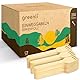 greenli® Einweggabeln - 250 Holzgabeln - Nachhaltiges Holzbesteck Einweg – Plastikfreies Einwegbesteck Set