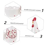 jojofuny Ceramic Floral Pattern Egg Holder Mini Decorative Single Egg Storage Rack Cute Kitchen Breakfast Accessory for Home and Fridge Use - Image 7