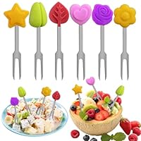 6 Stück Piekser Fingerfood Kinder Food Picks,Obstgabeln Kinder Obstgabeln Snack Piekser Kinder Mini Gabeln Für Kinder Brotdose Piekser Kinder,für Lunch-Box Party Nachmittagstee