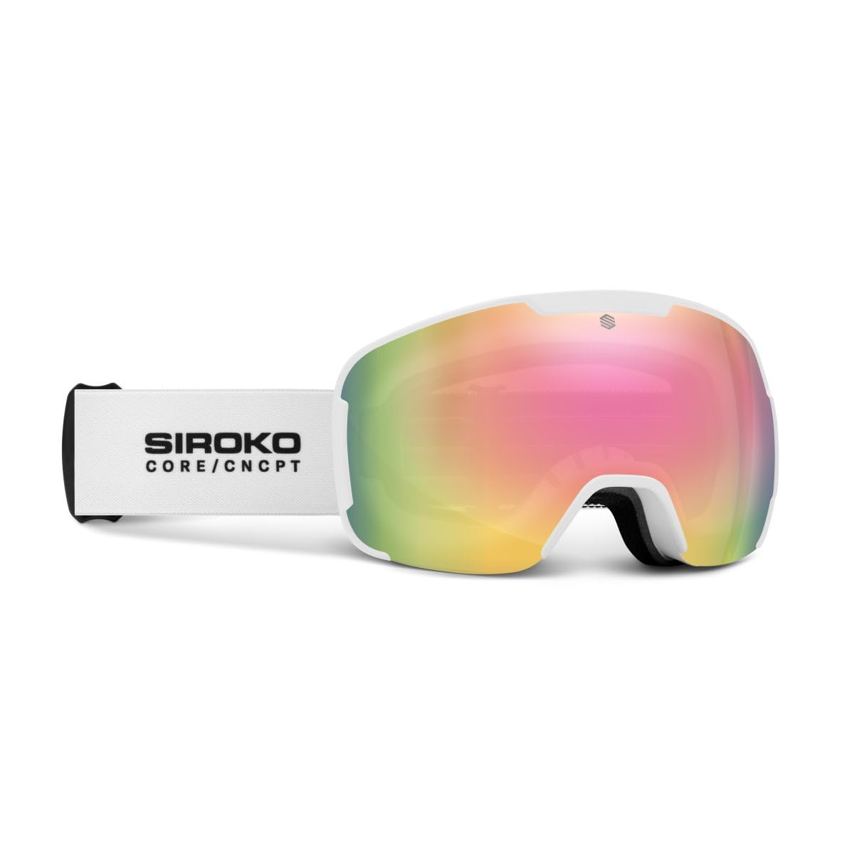 SIROKO Gafas de sol para esquí y snowboard esquí y nieve G-CORE Willow Blanco