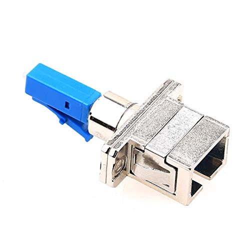 Adaptador óptico fibra híbrido LC macho a SC hembra miniatura 7