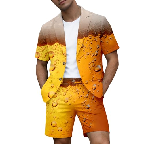 Pantalon de costume et veste courte homme ensemble de fête de la bière lavable et infroissable