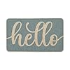 Artoid mode blue hello winter doormat christmas home decor low profile switch rug door mat floor mat for indoor outdoor 17×29 inch  urban country home decor