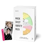 KOSBEAUTY Nacific Premium Facial Mask Sheet Variety Pack - 10 Sheets with K-Pop Stray Kids Photocard